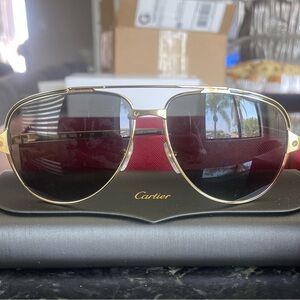 CARTIER SUNGLASSES - SANTOS DE CARTIER - CT01925-AUTHENTIC